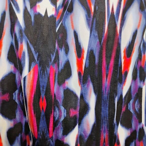 Calvin Klein Sheath Dress Sleeveless Tie Dye Size 14 - Picture 12 of 13